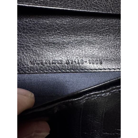 Rare CHRISTIAN DIOR Wallet Flight Line orange Canvas Denim Trotter - Picture 6 of 9